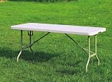 New 6ft Plastic Folding Table 4 Banquet Camping Utility