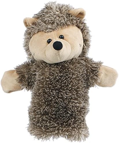 Flexibuy 9 Inches Baby Toddler Gift Plush Animal Hand Puppet (#4 Hedgehog)