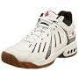 Prince Ektelon OC-1 Mid Indoor Court Shoe,White/Black/Silver,7.5 M Men's/9 M Women's