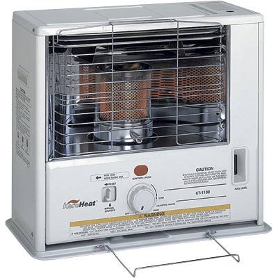 10,600 BTU Radiant Kerosene Heater, Model# CT-1100