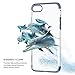 iPhone 7 Plus Case, [Glitter] [Electroplating] [Metallic Finishing] [Scratch Resist] [Shockproof] [Crystal Clear] Transparent Ultra Slim Case Cover for Apple iPhone 7 Plus - Navy Blue