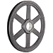 Martin FHP Sheave, MST Bushed, 3L/4L Belt Section, 1 Groove, Class 30 Gray Cast Iron