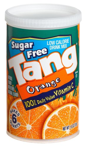 Tang Sugar Free Orange Drink Mix, 1.8-Ounce Unit (Pack of 6)