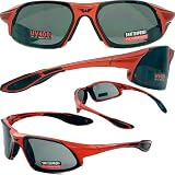 SAFETY GLASSES COBRA UV400 SUNGLASSES ANSI Z87.1 EYE PROTECTION ORANGE FRAME