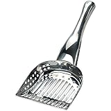 Endurance Stainless Steel Cat Litter Box Poop Scoop Kitty Litter Boxes Scooper
