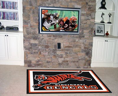 NFL - Cincinnati Bengals Cincinnati Bengals - Rug 4x6 Mat