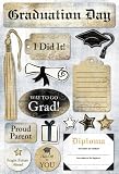 Karen Foster Design Acid and Lignin Free Scrapbooking Sticker Sheet, Graduate