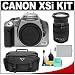 Canon Digital Rebel XSi Digital SLR Camera (Silver) & Sigma 18-200mm Optical Stabilizer Zoom Lens + Case + LP-E5 Battery + Cleaning Kit