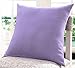 TangDepot Handmade Decorative Solid 100% Cotton Canvas Throw Pillow Covers/Pillow Shams, (12