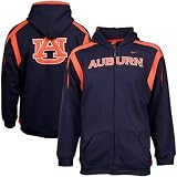 Nike Auburn Tigers Navy Blue Youth Interception Full Zip Hoody Sweatshirt