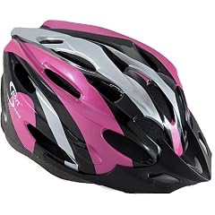 Sport DirectTM Damen-Fahrradhelm Pink mit 22 Bel�ftungsschlitzen