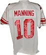 New York Giants 2007 Team Signed Eli Manning White Jersey