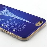 iPhone 6S Case,LUOLNH Fashion Style Colorful Painted Eiffel Tower Style Pattern Clear TPU Silicone Gel Back Cover Skin Soft Case for iPhone 6S£¨4.7 Inch£© by LUOLNH