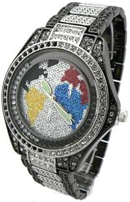Geneva Elite Iced Out Bling Bling Watch Model 2377
