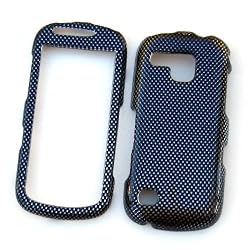 Samsung Continuum i400 (Verizon) Snap On Protector Hard Case "Carbon Fiber Check" Design