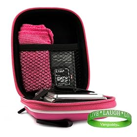 Eva Hot Pink point and shoot digital camera case with Reinforced Zipper and Unique Extra Thick Design to fit your Nikon COOLPIX: S30 S70 S100 S2600 S3000 S3100 S3200 S3300 S4000 S4100 S4200 S4300 S6200 S6300 S8200!!!