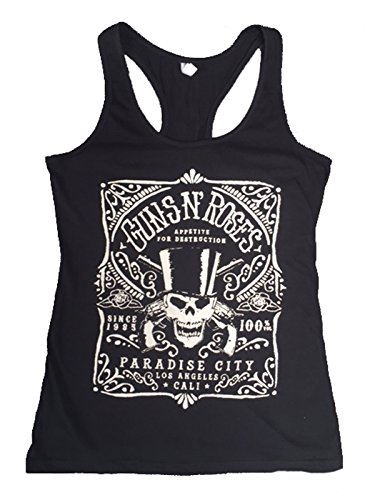 Guns & Roses Paradise City Black Tank top