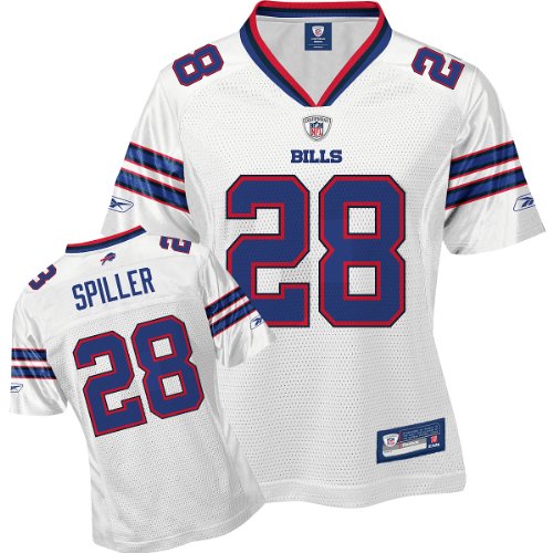 Reebok Buffalo Bills C.J. Spiller Women's Replica White Jersey Extra Large