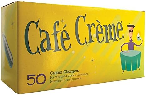 #WC15 50pc Display - Café Crème p9ei42620 Cream Chargers 1jdiaq265ra fun gifts toys accessories