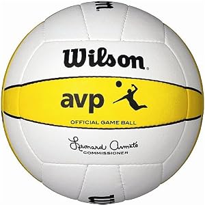 Wilson AVP Official Gameball Volleyball (Yellow)
