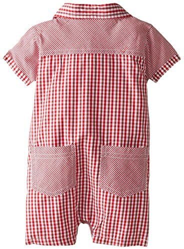 U.S. Polo Assn. Baby-Boys Newborn Plaid Basic Romper, Multi Plaid, 6-9 Months Size: 6-9 Months Color: Multi Plaid, Model: N0FH000M1V