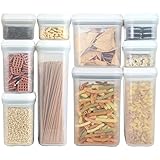 PERSIK Premium *SPIN & LOCK* Airtight Sealed Containers for Food and Storage Organization - 10 Piece Set