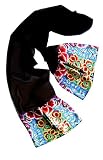 Chiffon Shawl Tehuana in Black