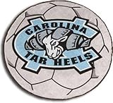North Carolina Tar Heels Small Soccer Ball Rug