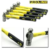 51IFG506jfL. SL160  Proline Industrial Grade Deluxe Fiberglass Ball Pein Hammer Set   5 Piece