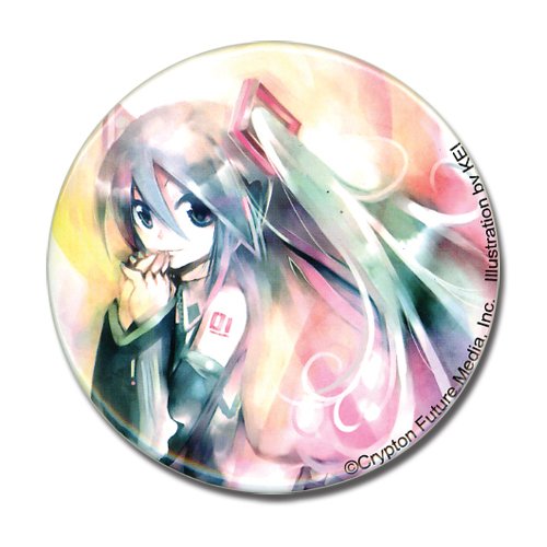 Hatsune Miku Miku Flowing Button 3