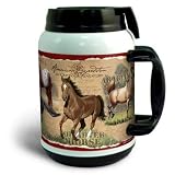 American Expedition 64oz Plastic Thermal Mug Horses