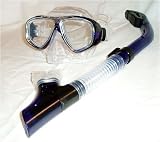 Blue Purge Mask Set with Dry Snorkel by 101SNORKEL