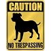 New  Caution : English Mastiff - No Trespassing  Parking Sign Dog