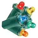 Philips LED Dome String Lights - Multicolor / Green Wire