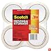 Scotch Long Lasting Moving & Storage Packaging Tape, 1.88 Inches x 54.6 Yards, 4 Rolls (3650-4)