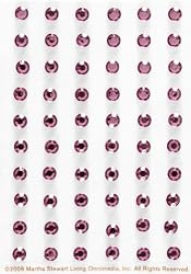 Martha Stewart Crafts Gem Stickers Lavender By The Package