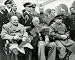 Winston Churchill Franklin Roosevelt & Joseph Stalin 8x10