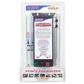 Fi-Shock SS-1000X AC Powered Heavy Duty Electric Fence Energizer 20 Mile Range by Decorative Fences