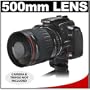 Vivitar 500mm f/8.0 Series 1 Multi-Coated Mirror Lens for Canon EOS Rebel XSi, XS, XTi, XT, T1i, 5D, 7D, 30D, 40D & 50D Digital SLR Cameras