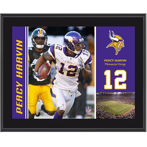 Mounted Memories Minnesota Vikings Percy Harvin 10.5 x 13 Sublimated Plaque