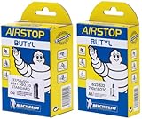 MICHELIN: エアストップ チューブ2個セット 700×18/23C(バルブ長40mm)