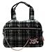 Cute Skull Green Checked Purse Shoulder Tote Hand Bag