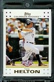 2007 Topps Opening Day #81 Todd Helton Colorado Rockies - Mint Condition - Shipped in Protective Display Case !