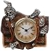 Gift Corral Clock Western Saddle