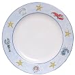 Artistically designed dinnerware Sea Life motif platter / charger 12"