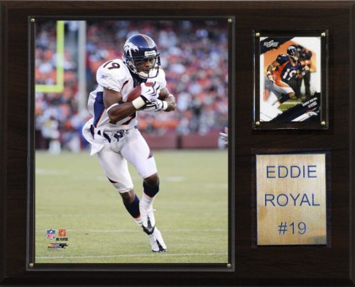 NFL Eddie Royal Denver Broncos Player Plaque