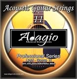 3 SETS! Adagio Professional Acoustic Guitar Strings 11-50