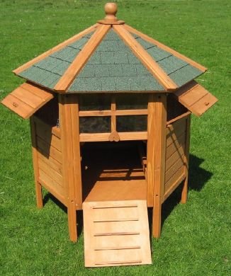 Hexagonal chicken coop - ca. 4-6 small hens