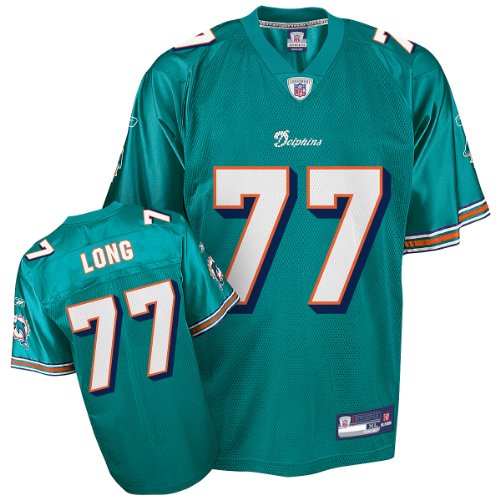 Reebok Miami Dolphins Jake Long Replica Jersey Medium