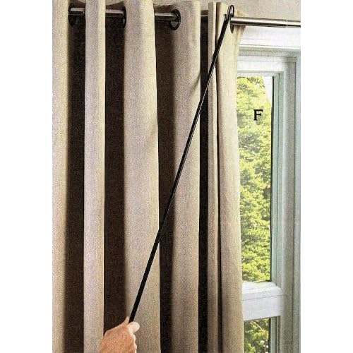 42" UNIVERSAL DRAPERY PULL ROD Window Treatment Single Rods